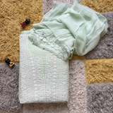 Pure Cotton Tone-on-Tone Hand-Embroidered 3-Piece Unstitched Suit Set