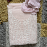 Pure Cotton Tone-on-Tone Hand-Embroidered 3-Piece Unstitched Suit Set