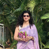 Hand-Embroidered Chanderi Saree
