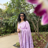 Hand-Embroidered Chanderi Saree