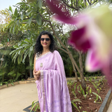 Hand-Embroidered Chanderi Saree