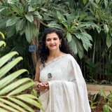 Hand-Embroidered Chanderi Saree