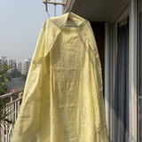 Pure Mul Semi-Stitched 2-Piece Hand-Embroidered Suit Set