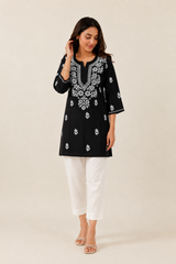 Women's Rayon Hand embroidered Chikankari Kurta