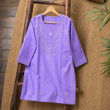 Short Cotton Chikankari Kurti