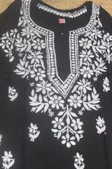 Women's Rayon Hand embroidered Chikankari Kurta